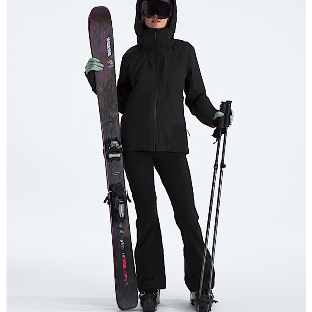 The North Face Snoga Ski Pants Black Short Size 12
